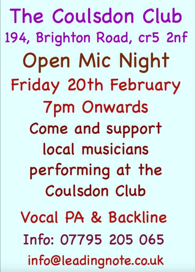 Open Mic Night